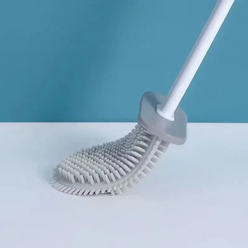brosse de toilette murale sans perforation avec base drainable - vue 4 sur 9