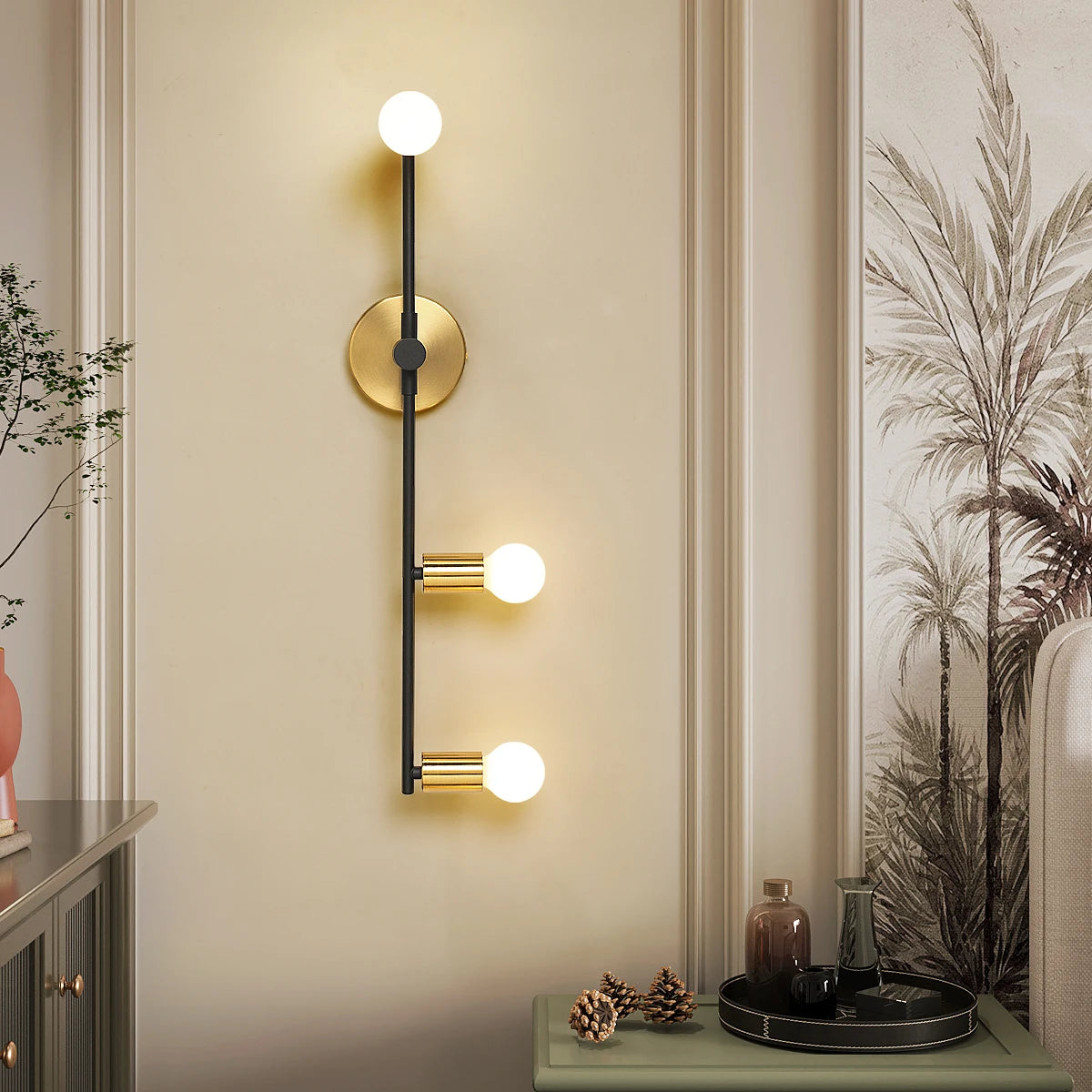 applique murale led maison intérieur éclairage fond ampoule e27 - vue 5 sur 10