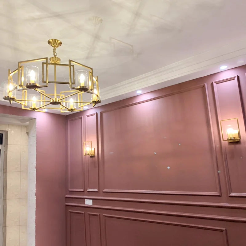 suspension en cuivre design créatif pour un éclairage élégant - vue 5 sur 9