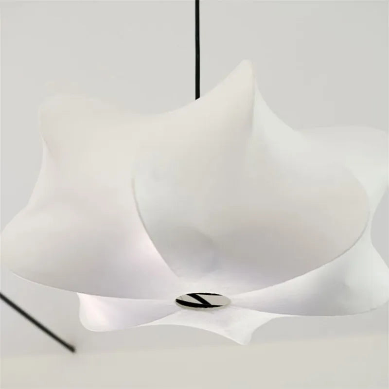 suspension en soie design créatif style wabi sabi