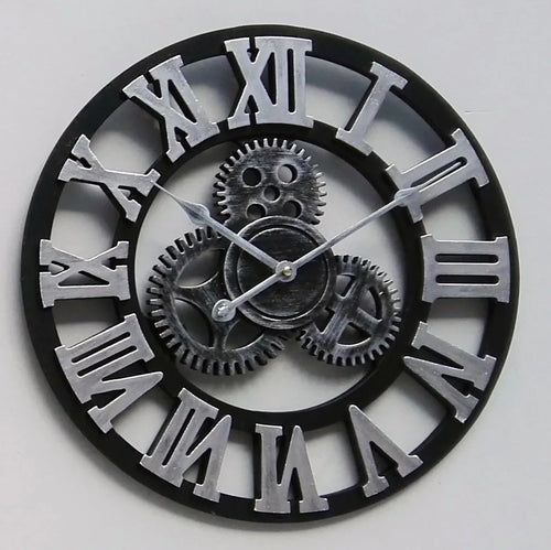 autocollants muraux rétro pour décoration horloge alarme tendance - vue 7 sur 7