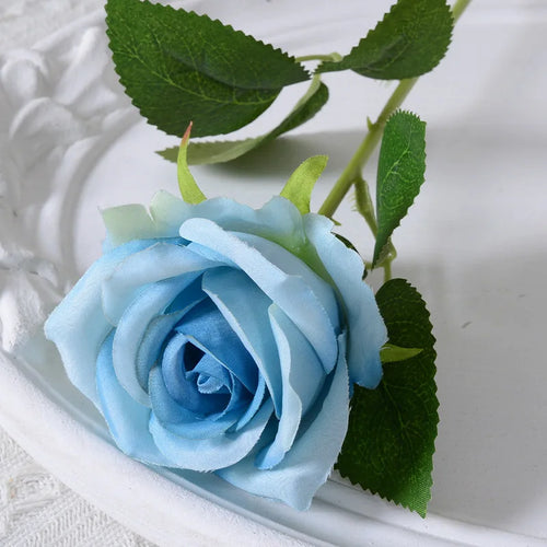 rose artificielle en soie pour décoration de mariage et événements - vue 15 sur 28