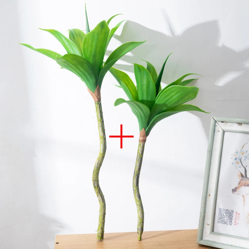 plantes artificielles dracaena arbre tropical en pot décoration intérieure - vue 7 sur 10