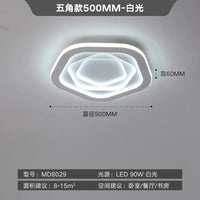 plafonnier moderne minimaliste à lumière led créative ultra mince