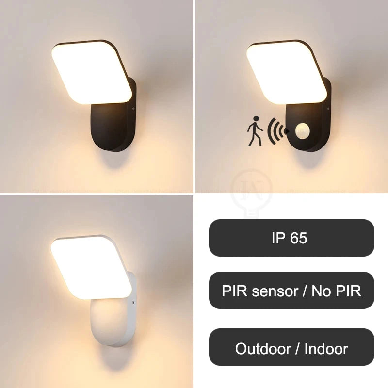 LED Applique Murale À Induction Extérieure IP65 Éclairage Étanche Villa Cour Jardin Décoration Porche Lampe Applique Murale Lampara Pared - vue 3 sur 14