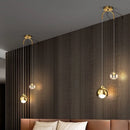 Éclairage de suspension LED moderne pour chambre à coucher chevet hôtel lampe suspendue décoration lustres entrée nordique plafonniers maison