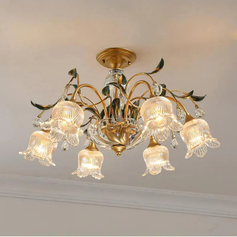 lustre en cristal français éclairage avancé pour intérieur élégant - vue 4 sur 8