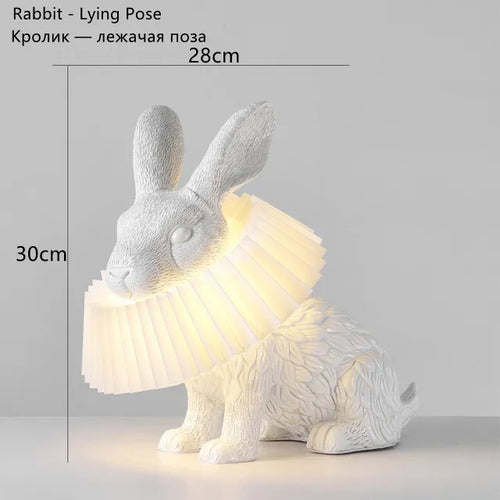 lampe de table lapin adorable pour décoration enfant - vue 11 sur 15
