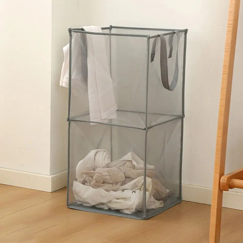 panier à linge pliable grande capacité avec poignées