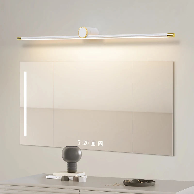 miroir moderne avec lumières led pour maquillage et décoration intérieure - vue 3 sur 12