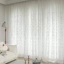 Voilage tulle brodé style européen pour salon fenêtres