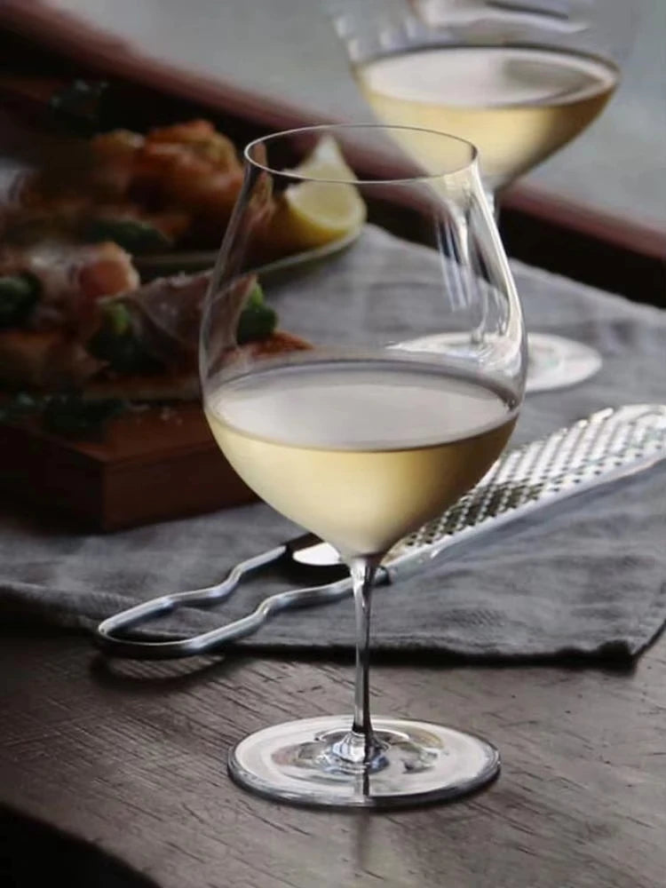 Verre vin japonais tulipe cristal ultra fin 430ml - vue 5 sur 6