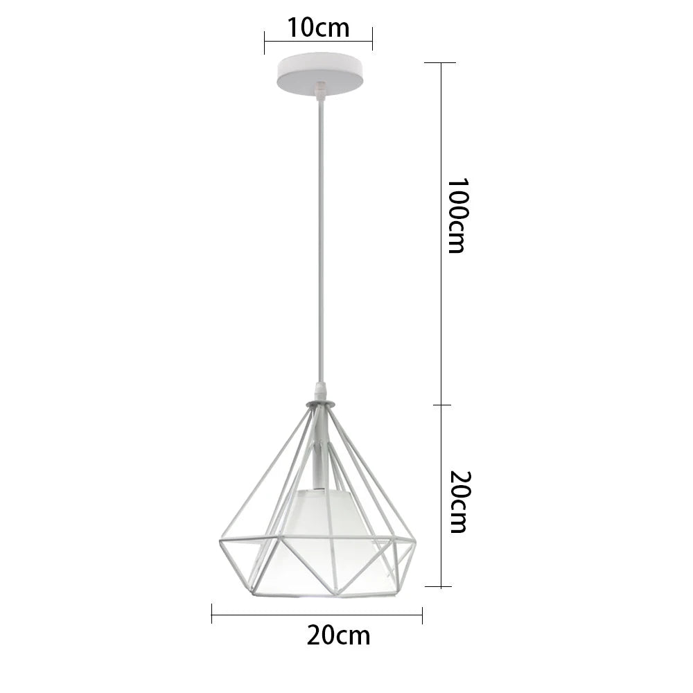 suspension rétro industrielle style loft vintage pour intérieur - vue 26 sur 30
