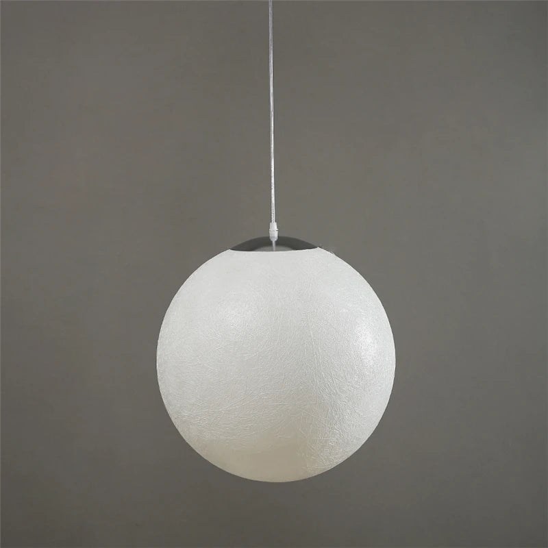suspension LED en forme de lune design nordique moderne - vue 6 sur 7
