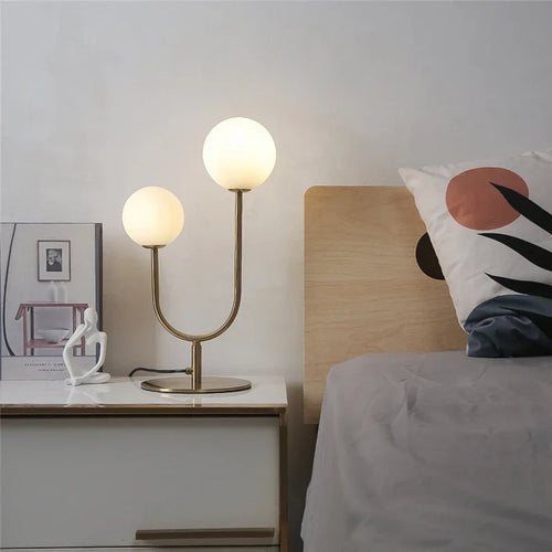lampadaire moderne en verre style nordique pour décoration intérieure - vue 3 sur 7