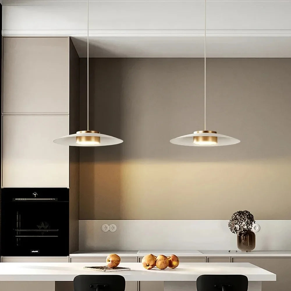 suspension moderne design led pour éclairage intérieur décoratif - vue 7 sur 8