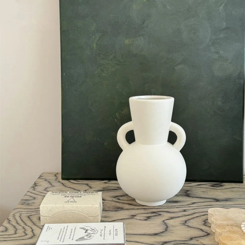 vases en céramique nordiques pour décoration florale élégante - vue 4 sur 7