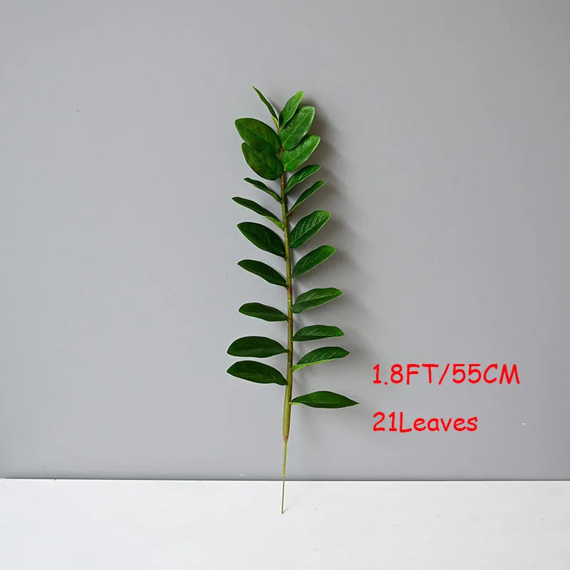 grandes branches artificielles de ficus pour décoration tropicale - vue 11 sur 15