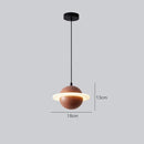 suspension en béton design mini planètes pour décoration intérieure