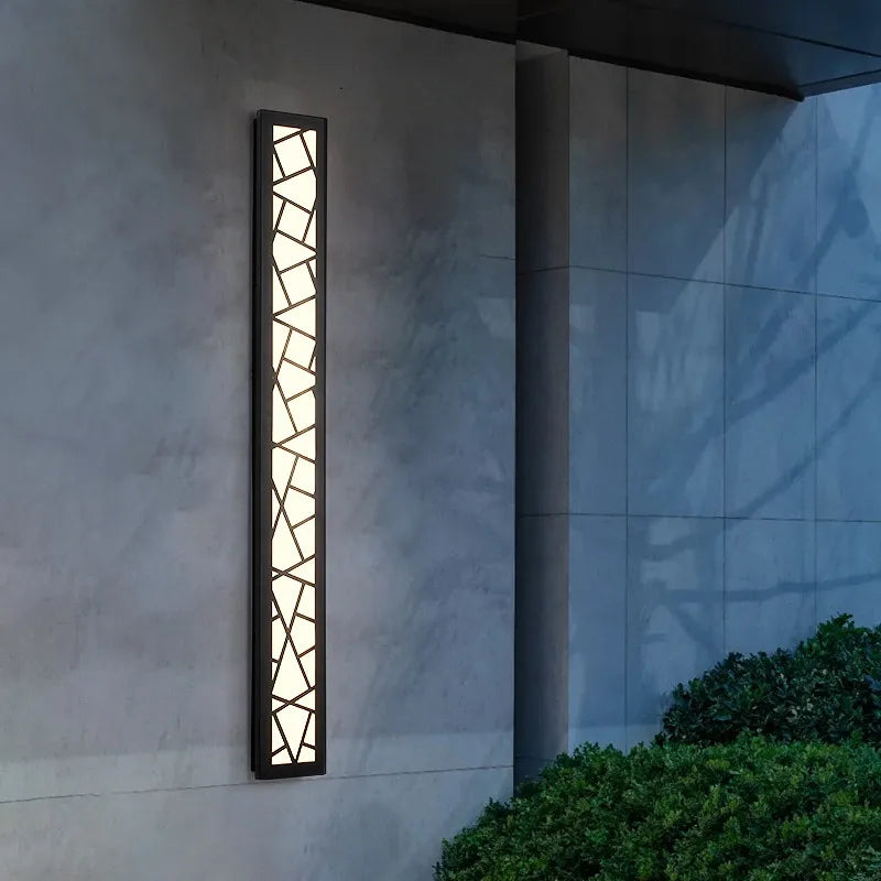 applique murale extérieure étanche en aluminium pour jardin et porche - vue 3 sur 6