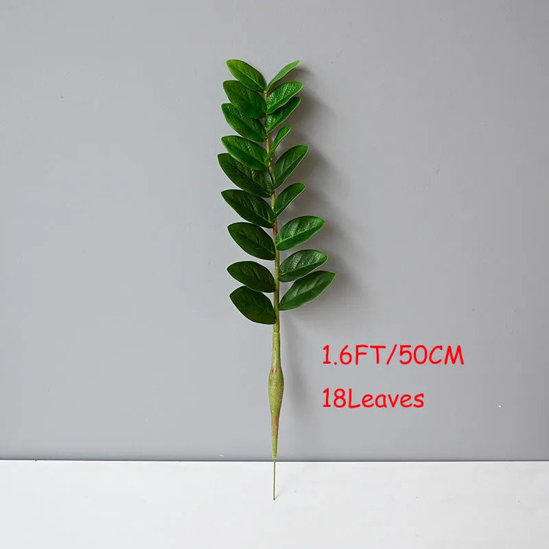 grandes branches artificielles de ficus pour décoration tropicale - vue 8 sur 15