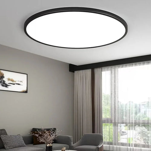 Plafonnier LED lustre de plafond moderne 48W 36W 24W plafonnier lumières pour chambre cuisine salle de bain salle à manger éclairage - vue 3 sur 10