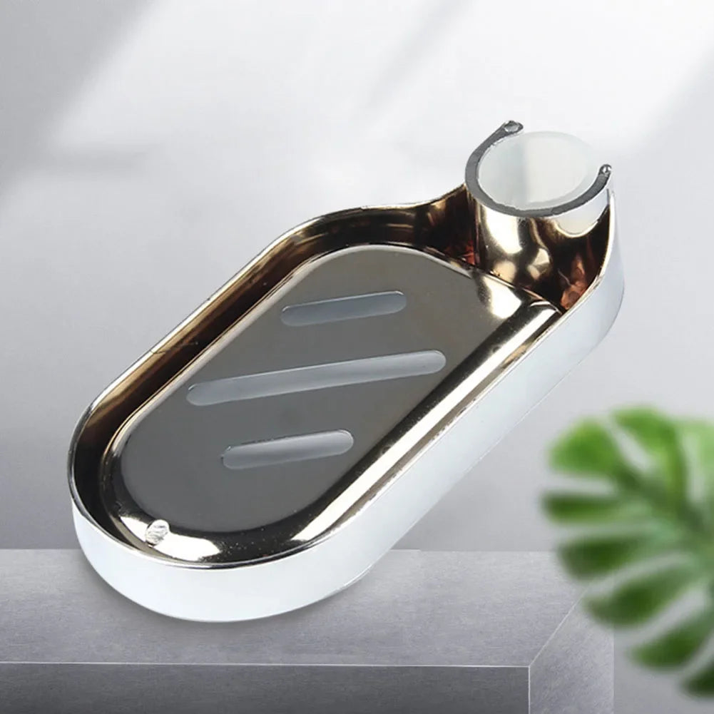 barre de douche en plastique porte savon coulissante pour salle de bain - vue 9 sur 8