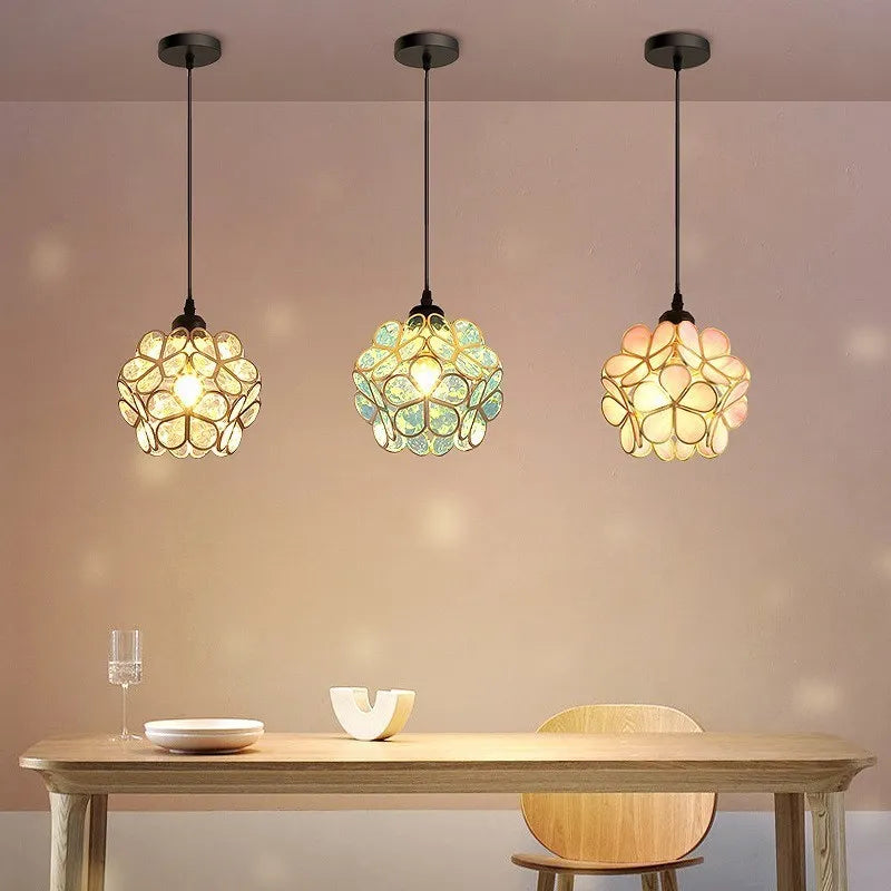 Lampes de plafond à tête unique Macaron en forme de pétale de lumière LED moderne pour les luminaires de salle à manger de balcon d'entrée d'allée de couloir - vue 2 sur 20