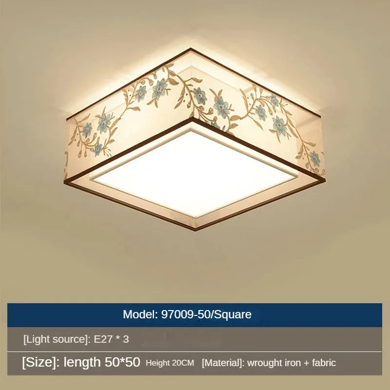 lustre chinois suspendu style moderne pour une ambiance simple - vue 18 sur 19