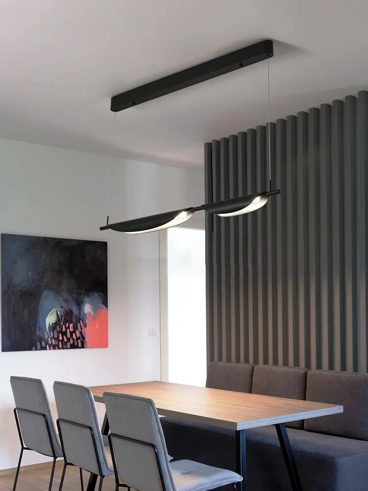 lustre moderne à gradation pour éclairage suspendu élégant - vue 3 sur 12