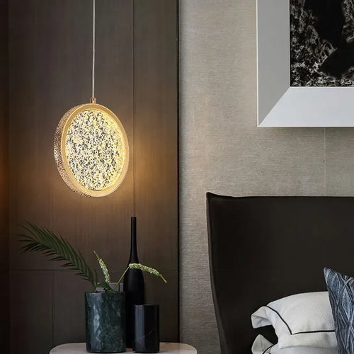Suspension De Luxe En Cristal à LED design - vue 3 sur 13