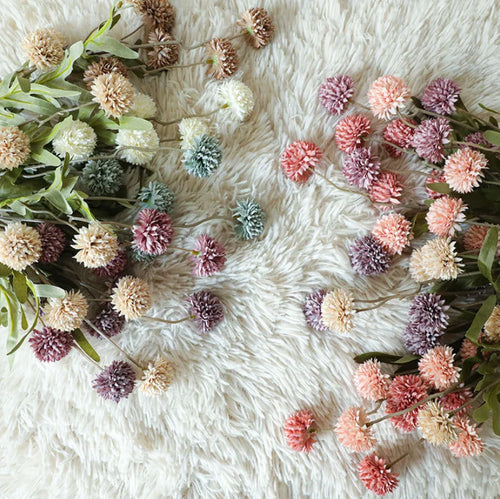 fleurs artificielles pissenlit décoration mariage bouquet cadeau saint-valentin - vue 7 sur 15