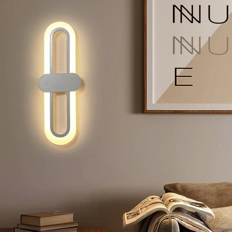 applique murale led pour décoration de maison acrylique - vue 6 sur 9