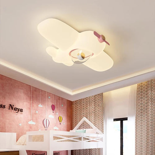 plafonnier astronaute mignon led pour chambre d'enfant décorative - vue 5 sur 9
