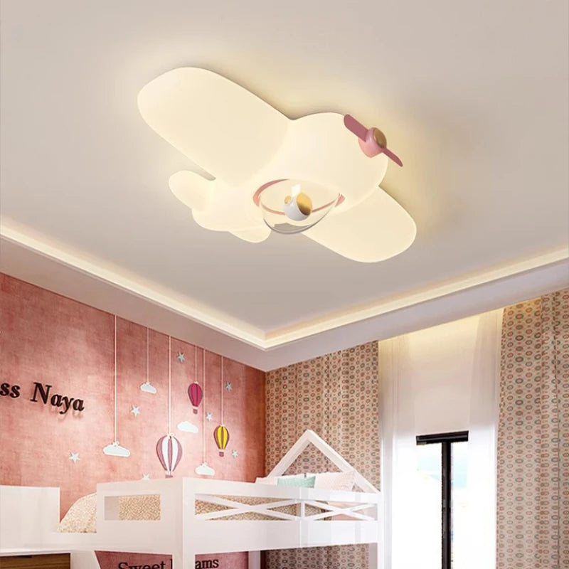 plafonnier astronaute mignon led pour chambre d'enfant décorative - vue 4 sur 9