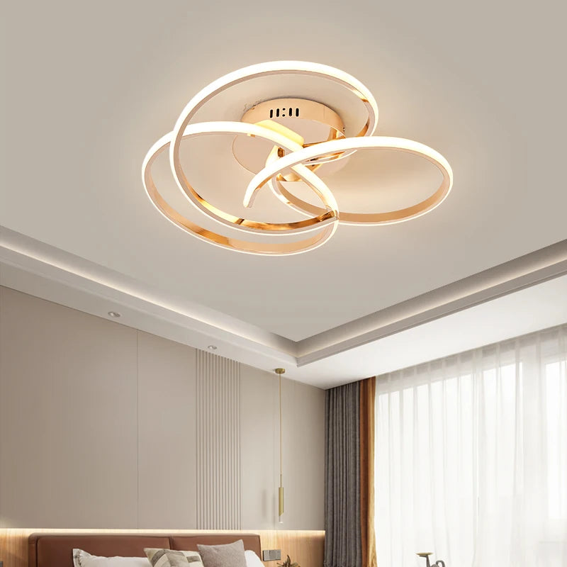 plafonnier moderne design créatif à leds pour intérieur - vue 4 sur 13