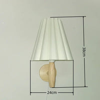 Applique murale Led en bois avec interrupteur