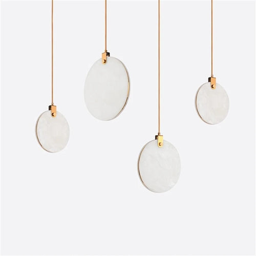 lustre moderne en marbre créatif led imitation luxe