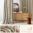 Rideau occultant style retro pour grandes fenetres salon