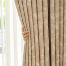 Rideau occultant motifs floraux décoratif pour chambre salon