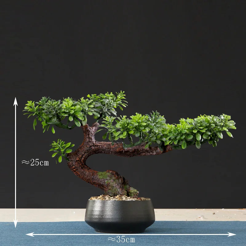 faux arbre bonsaï pour décoration intérieure et aménagement paysager - vue 30 sur 36