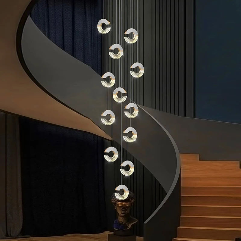Lustre en cristal de décoration de maison moderne - vue 6 sur 12