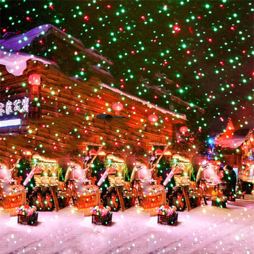 projecteur solaire lumineux pour décorations de noël extérieures - vue 4 sur 6