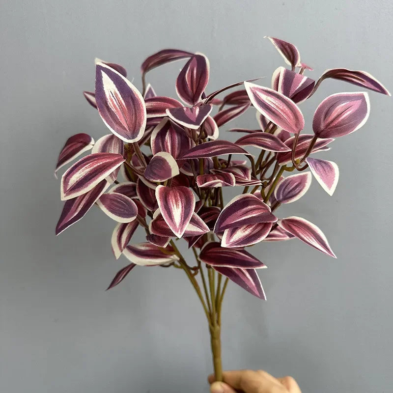 feuilles artificielles en plastique pour décoration florale intérieure - vue 14 sur 15