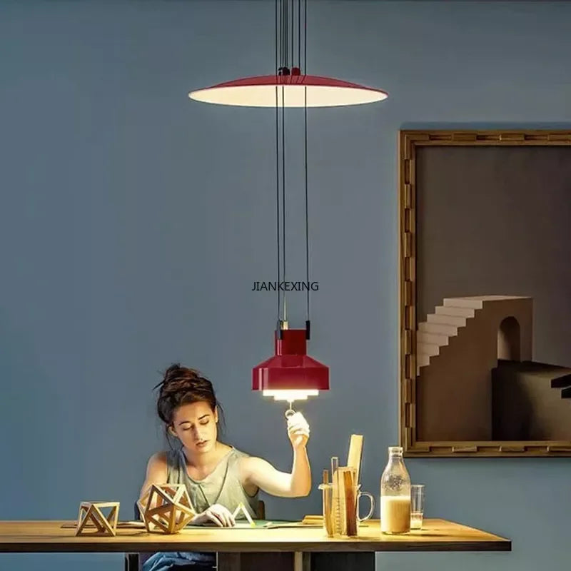 lustre led au design moderne pour décoration maison - vue 3 sur 13
