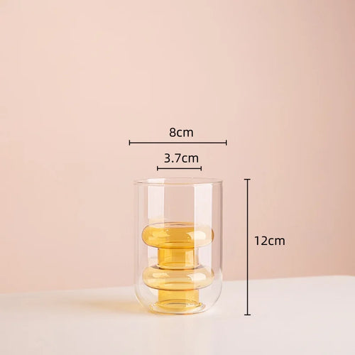 vase en verre teinté pour terrarium et décoration florale