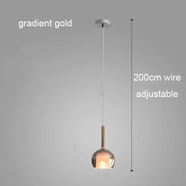 lustre moderne abat-jour en verre pour décoration intérieure - vue 10 sur 15