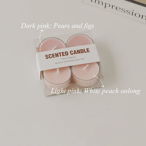 lot de 4 bougies parfumées en cire de soja pour décorations et événements - vue 12 sur 12