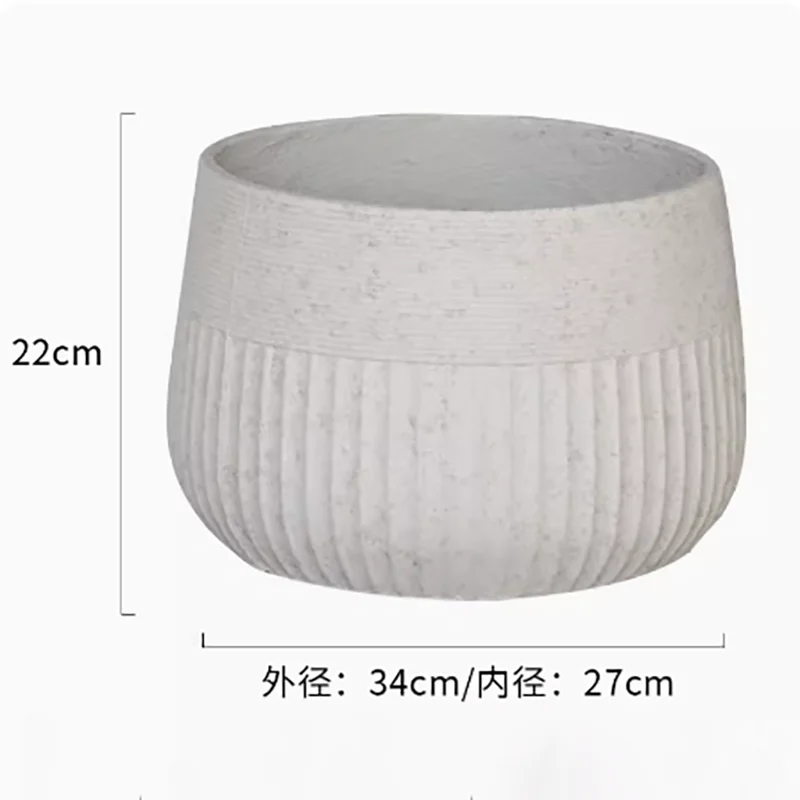 moule en silicone moderne pour pot de fleurs en béton léger et luxueux - vue 8 sur 22