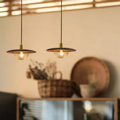 lustre rétro led loft suspension moderne luminaire - vue 5 sur 8